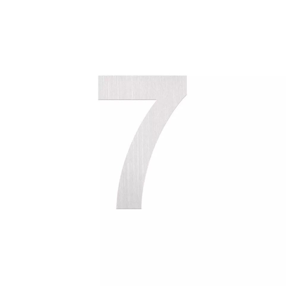 Roestvrij stalen nummer  ''7'' om te...