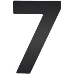 Chiffre noir plat "7" 120mm / Pce