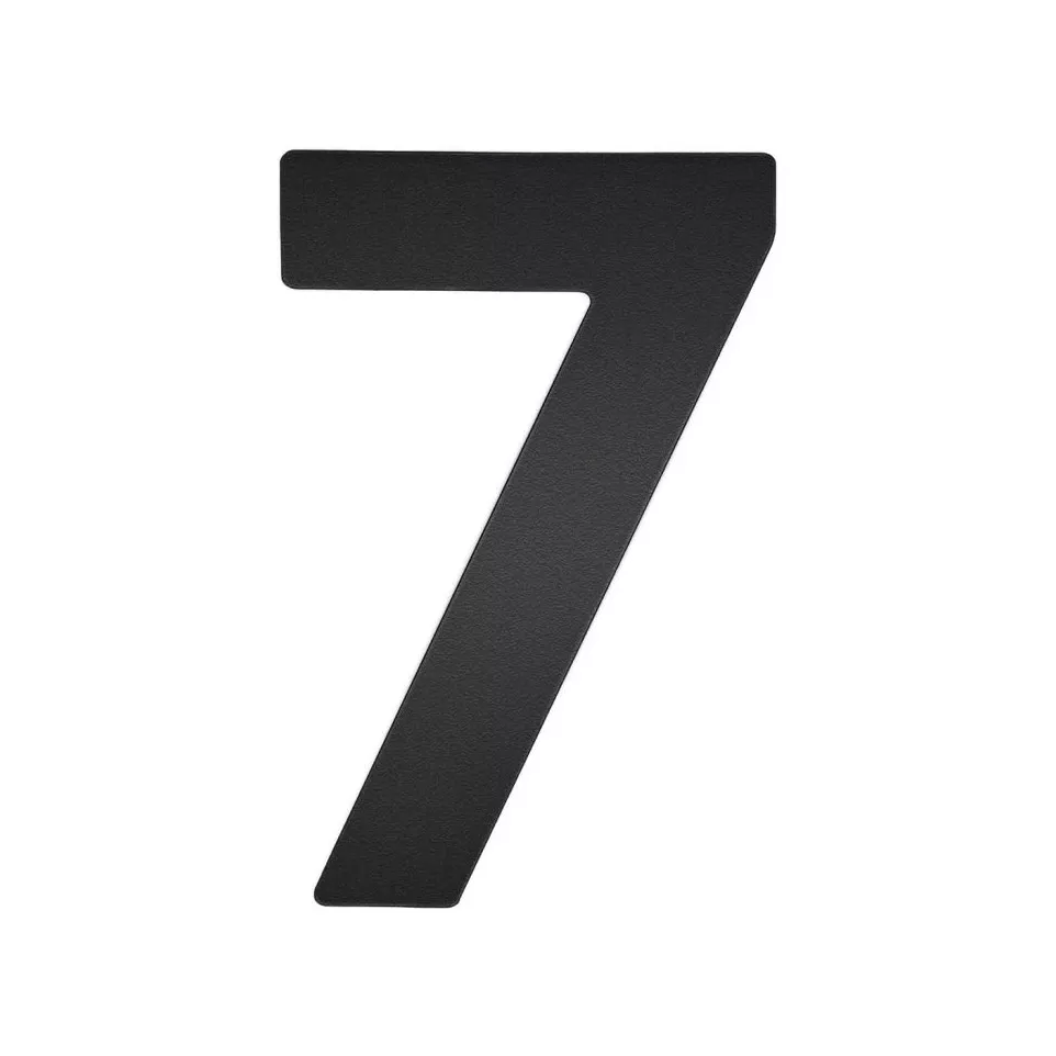 Chiffre noir plat "7" 120mm / Pce