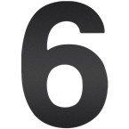 Flat Black House Number...