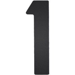 Chiffre noir plat "1" 120mm / Pce