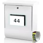 BURG-WÄCHTER Malaga 4400 Stainless Steel Letterbox / pc