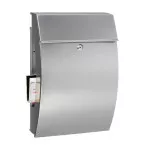 Burg-Wächter Hamburg 3815 Ni Stainless Steel Letterbox per piece