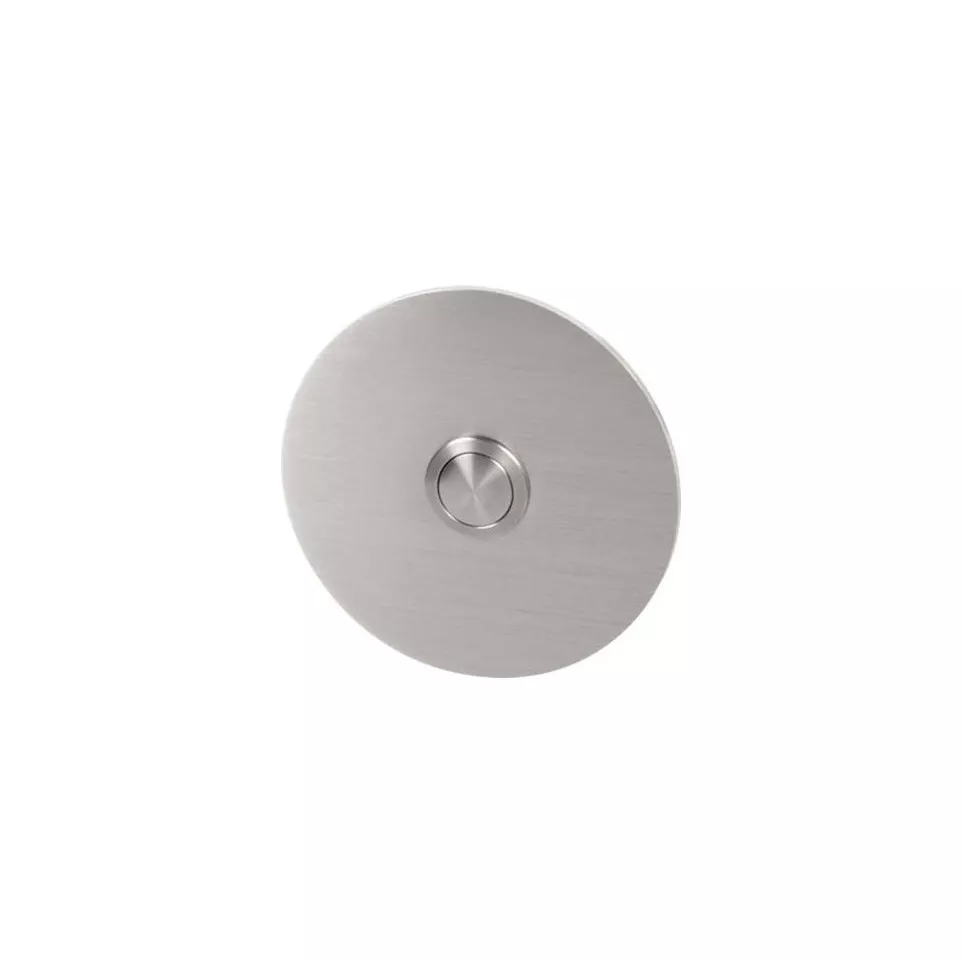 Bouton de sonnette rond Ø80mm inox / pce