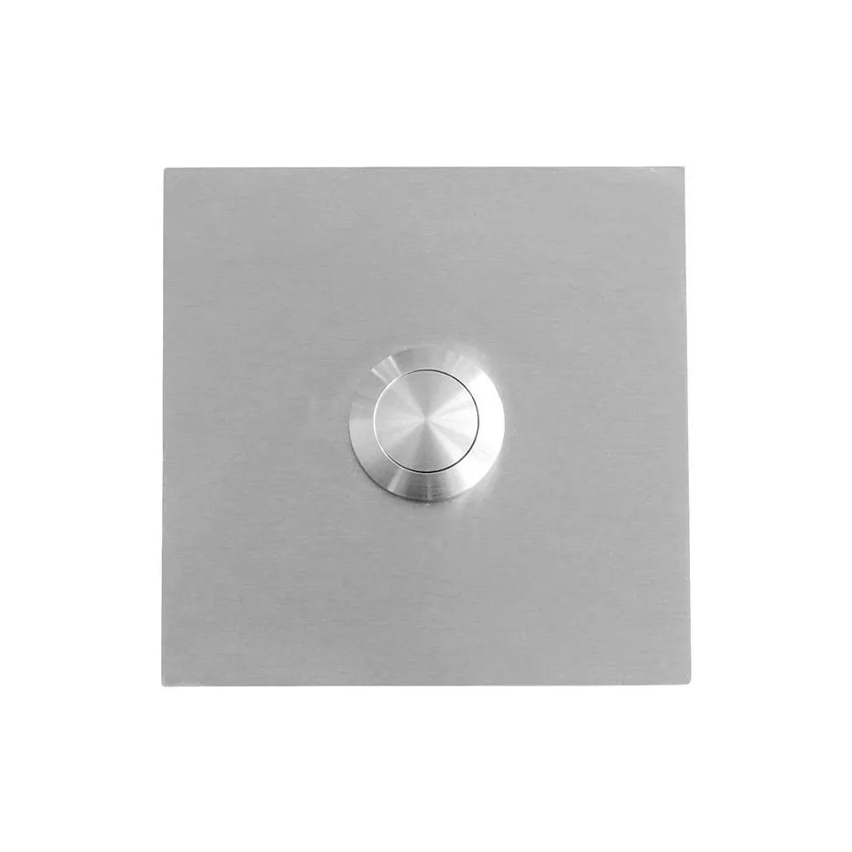 Bouton de sonnette carré 75x75mm inox...