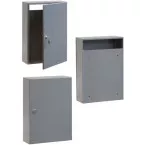 Gray Aluminum Mailbox Receptacle (RAL 9007) Depth 100mm / piece