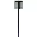 Knobloch Universal Mailbox Stand 1500mm Black per piece