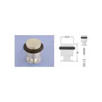 Arrêt de porte cylindrique en inox Didheya / pce