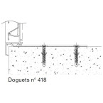 Doguet 418 alu pour montage...