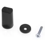 Arrêt de volet conique à visser 40mm noir / pce