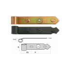 Straight Hinges HGD Black...