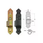 Left Zinc-Plated HGD Surface-Mount Hinge / pc