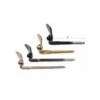 Arrêts de volet à bascule Argenta bichromaté 150 x 10mm / pce