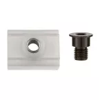 Curseur + vis de connection Dorma pour coulisse G-N Contur TS 91-92-93 et 98 XEA / pce