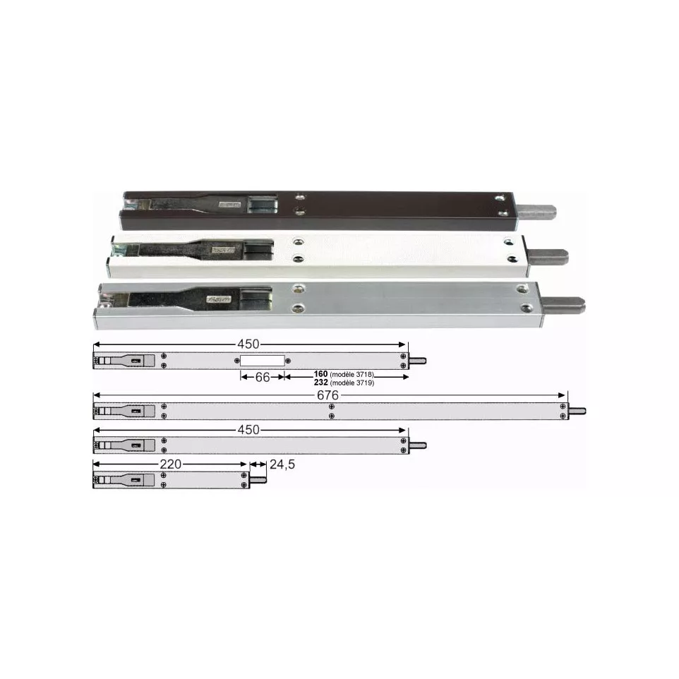 Verrou pour profil ALU sans gorge...