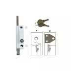 Long Stem White Security Key Lock / pc