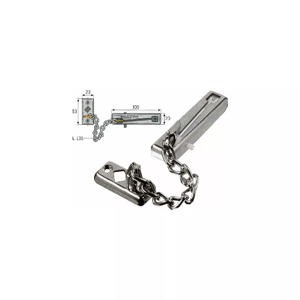 Chaîne de porte Abus SK69/N / pce