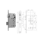 Litto DIN Reversible BB Key Lock / pc