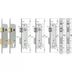 Litto M2652 Cylinder Lock PZ 23 Backset 110 mm Right / pc