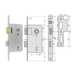 Litto sloten A1126 50/85 links / pce