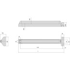 Bandeau antipanique 840 mm...