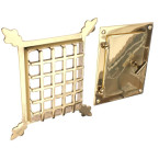 Bronzen deurspion +...