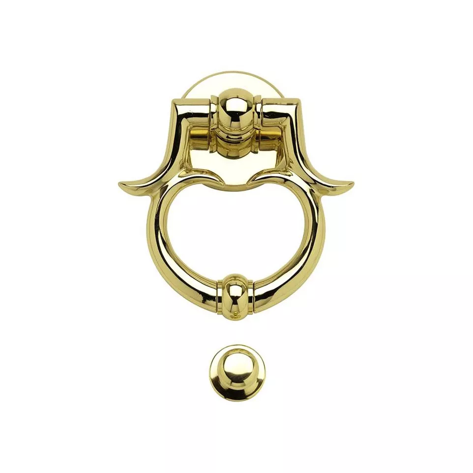 Ringklopper 150mm messing brons / pce