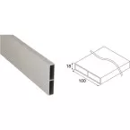 Argenta Profile 170 Aluminum 18x100mm per meter