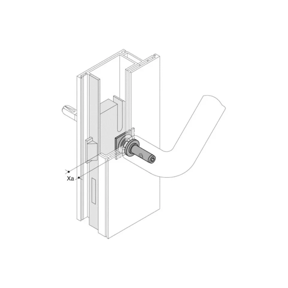 Hewi enkelvoudige slotbevestiging...