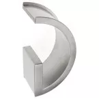 Cuvettes inox pour coulissants bois ou Sekurit forme G 40mm / pce