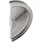 Poignée à encastré pour porte en verre coulissants (8mm) / pce