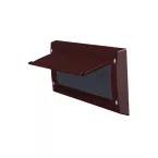 Brown Letter Plate with Brush and Flap per piece