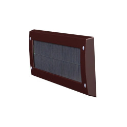 Cache entrée de lettres brosse brun / pce