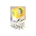GESIPA standaard aluminium / staal platte kop klinknagels Ø4x12mm / 500pce