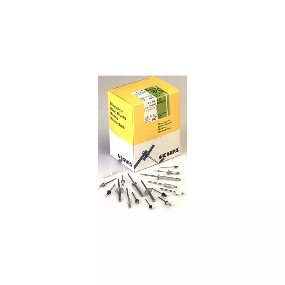 Rivets standards alu / acier tête...