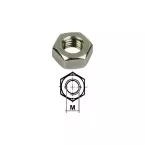 Stainless Steel Hex Nut A2 DIN 934 M14 Pack of 100