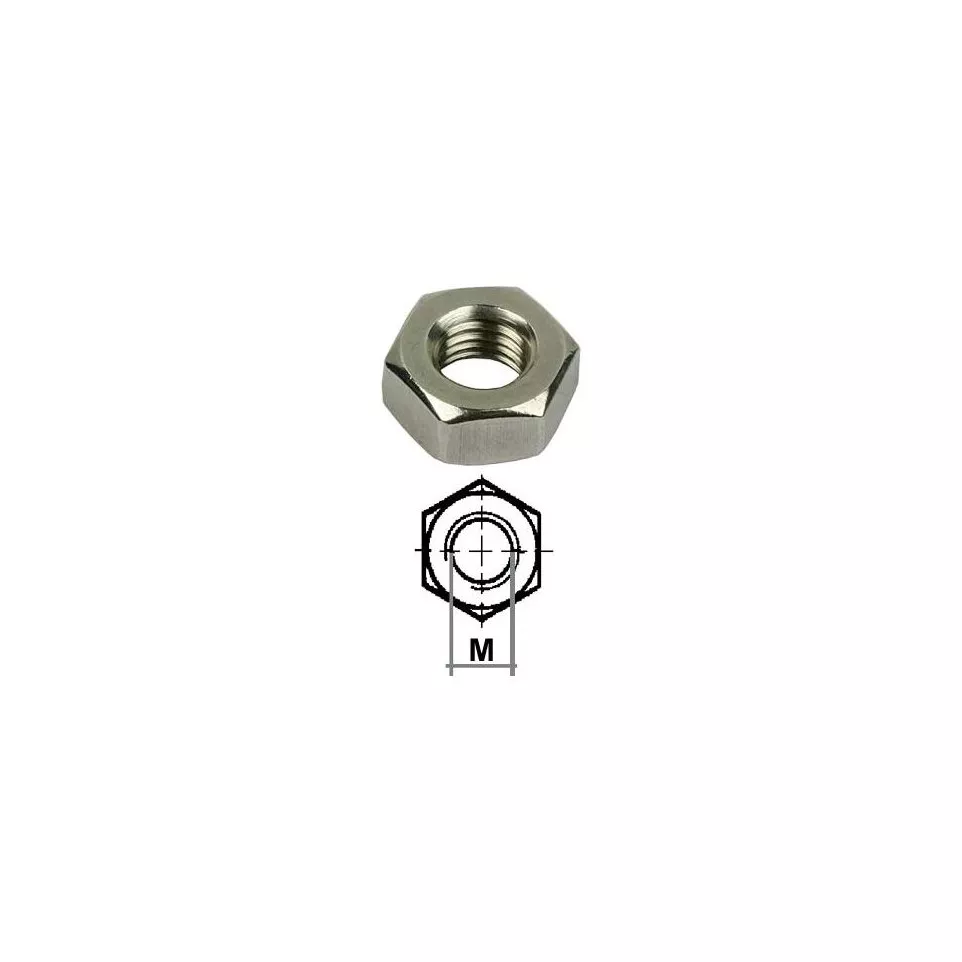 Stainless Steel Hexagon Nut DIN 934...