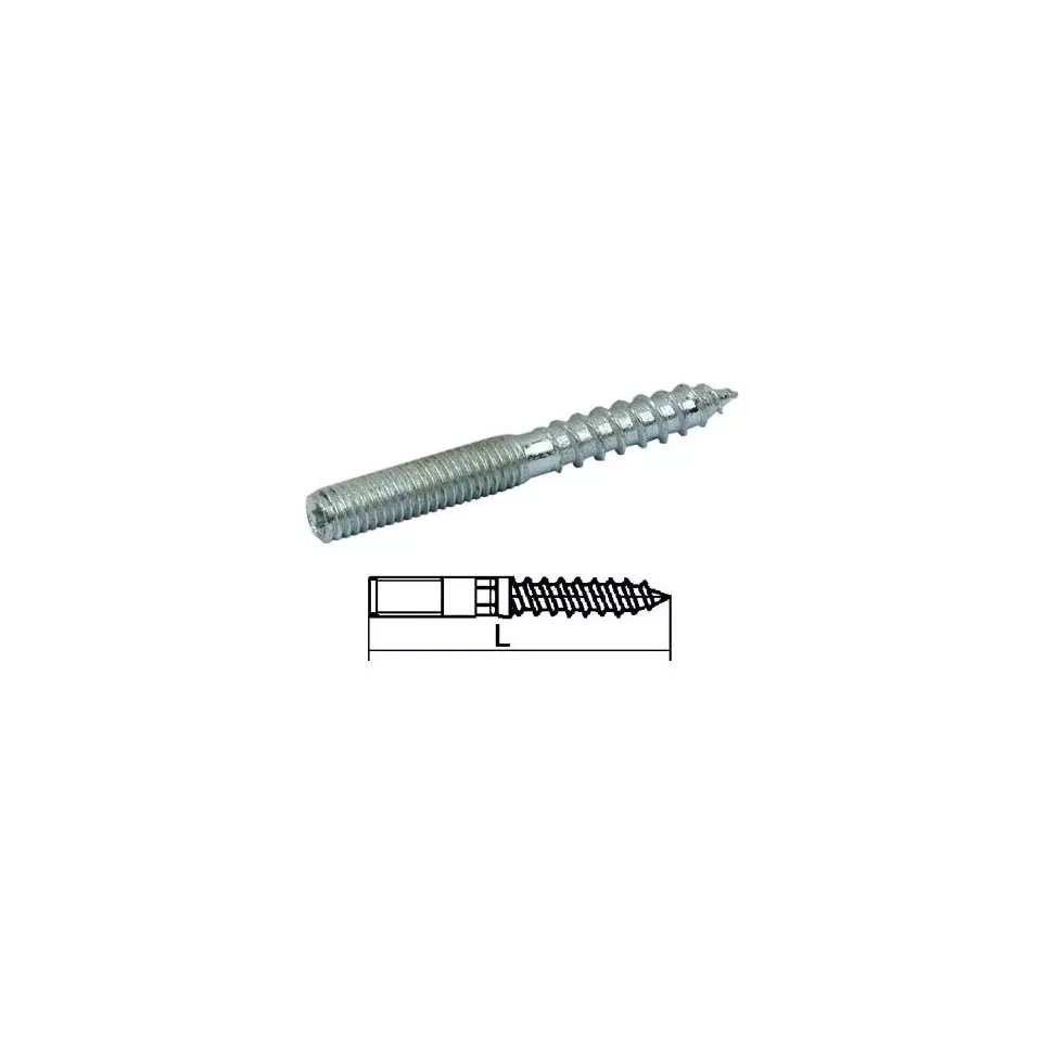 Steel Zinc-Plated Dual Thread Wood...