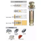 Spit PRIMA M8 Large Expansion Metal Anchor / pc