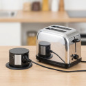 Push-GIRO werkbladstopcontact Ø100mm 3 stopcontacten+1 USB-A+1 USB-C zwart / pce