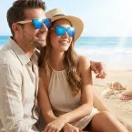 Bingin bleu  Lunettes de soleil 