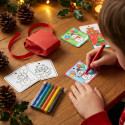 Rodjol rouge  Jeu de coloriage de Noël 
