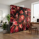 Textile Room Divider EU 200-150 Cactus Red I821
