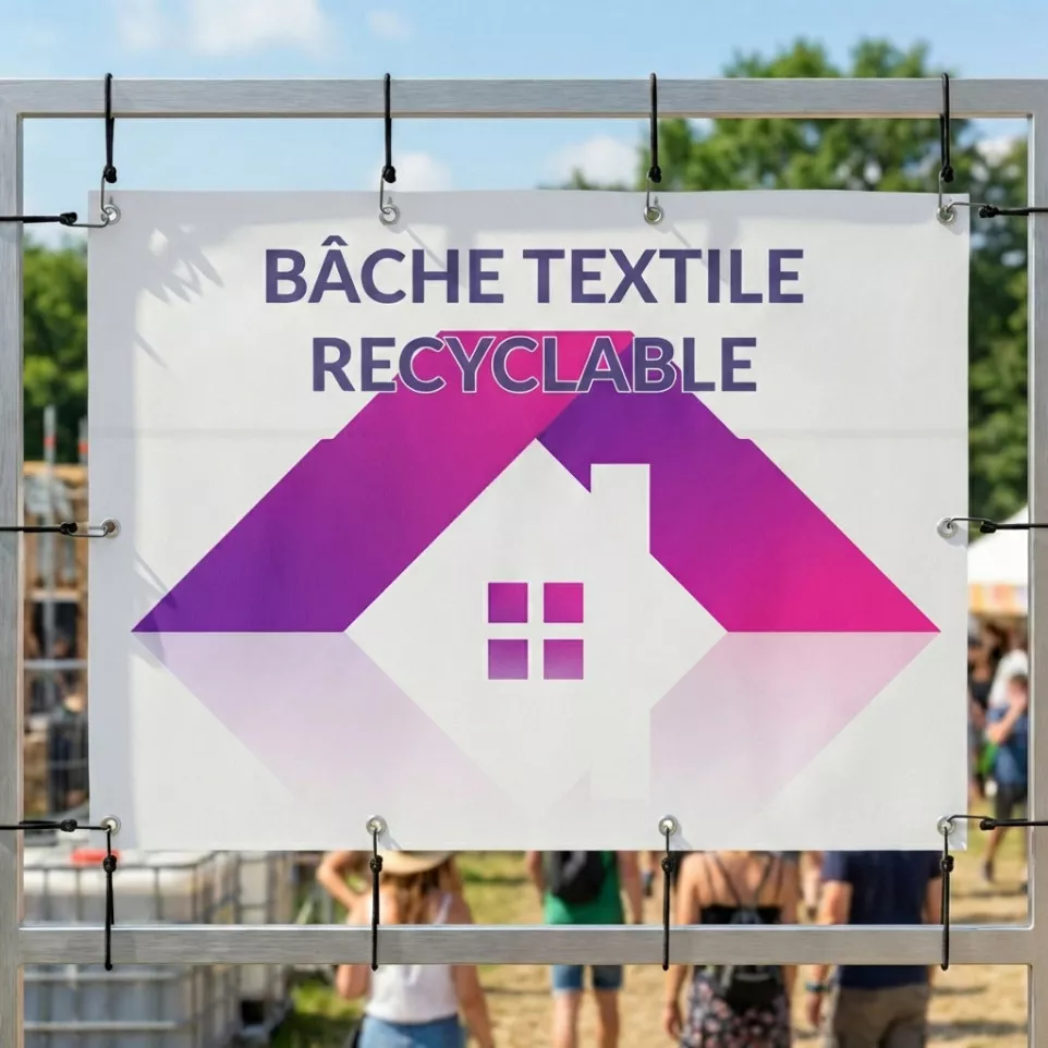Bâche textile recyclable