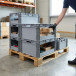 Euro stapelbak met opening 60 x 40 x 27 cm