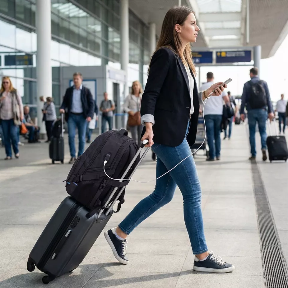 Donau Travel Backpack Amsterdam, 35L,...