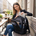 Donau Travel rugzak Berlin, 16 l, 15,6 inch, zwart
