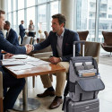 Donau Travel sac à dos London, 18 l, 15,6 pouces, gris