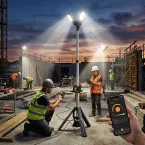 Projecteur de chantier 3 têtes - 13500 Lumen / pce