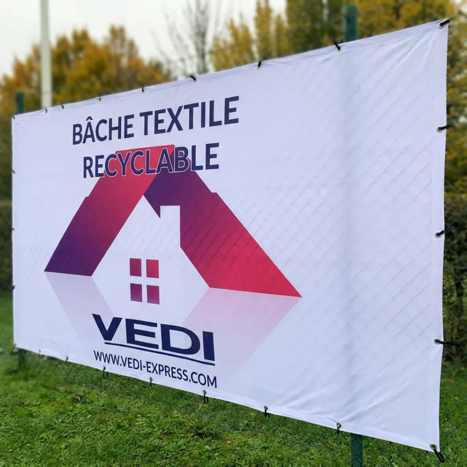 Polyester fabric banner